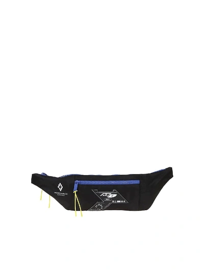 Shop Marcelo Burlon County Of Milan Graphic Print Belt Bag In Black