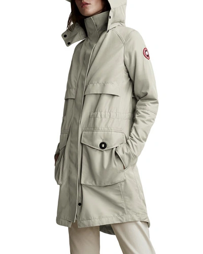 Shop Canada Goose Calvary Lightweight Trench Coat, Neutral In Neutral Pattern