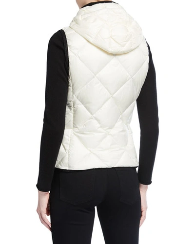 Shop Moncler Sucrex Box-quilt Vest In White