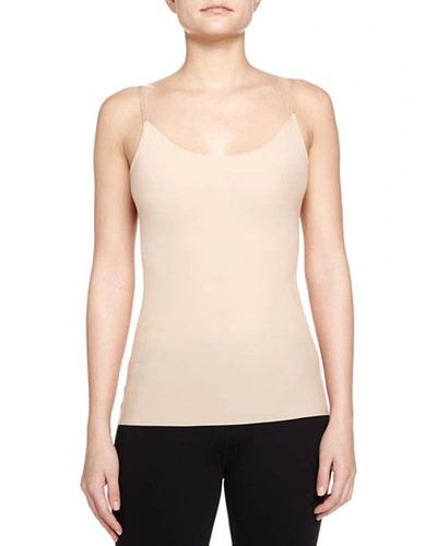 Shop Commando Whisper Basic-stretch Camisole In Beige