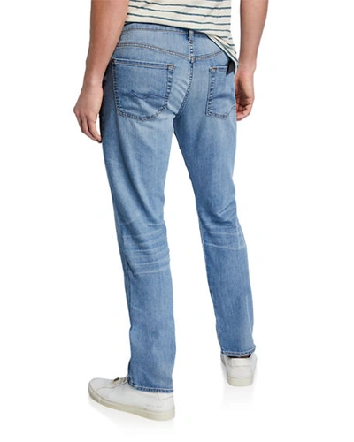 Shop 7 For All Mankind Men's Slimmy Airweft Denim Jeans In Intrepid