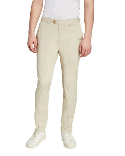 Shop Ralph Lauren Men's Eaton Classic Tapered Chino Pants In Beige