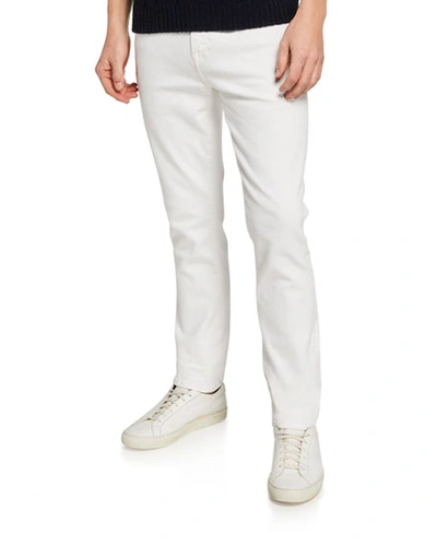 Shop Frame Men's L'homme Skinny-fit Jeans In Blanc
