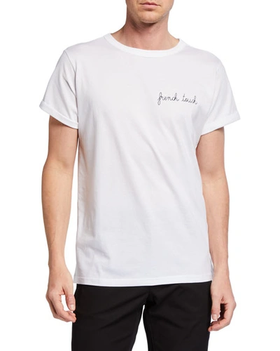 Maison Labiche Men's Classic T-shirt - French Touch In White | ModeSens