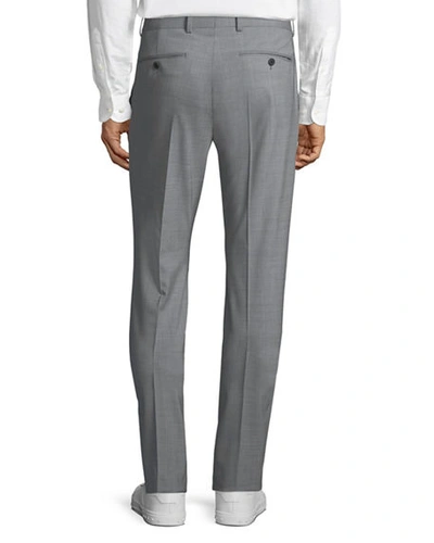 Theory Men's Mayer New Tailored Wool Pant In Chrome Melange