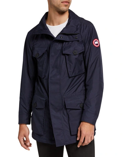 Shop Canada Goose Men's Stanhope Jacket In Admiral Navy