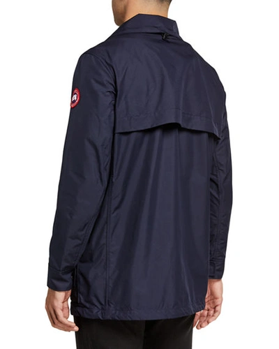 Shop Canada Goose Men's Stanhope Jacket In Admiral Navy