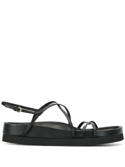 Shop Co Thin Strap Sandals In Black