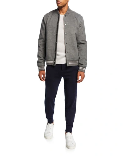 Vince Relaxed Slim Fit Wool Blend Trouser Pants In Coastal