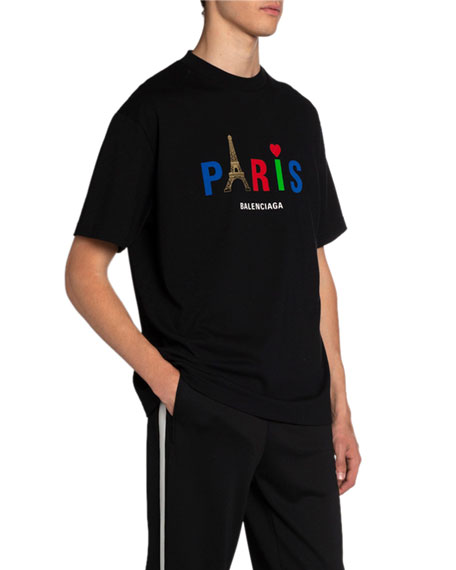 balenciaga paris shirt