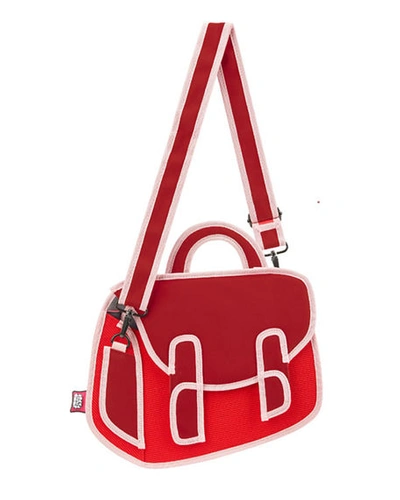 Shop Jump From Paper Kid's Chubby Shoulder Bag In Chili Red