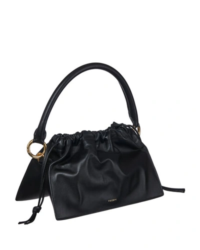 Shop Yuzefi Bom Leather Crossbody Bag In Black