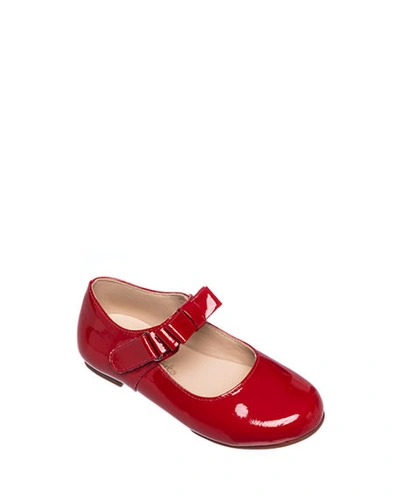Shop Elephantito Girl's Charlotte Patent Leather Mary Jane, Toddler/kids In Ptn Red