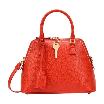 Shop Maison Margiela 5ac Handbag In Tangerine