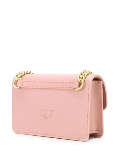 Shop Pinko Love Belt Bag In Pink