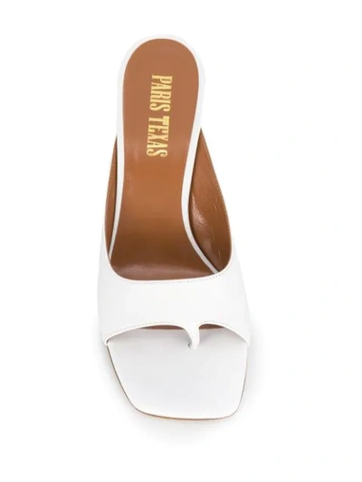 Shop Paris Texas Infradito Sandals In White