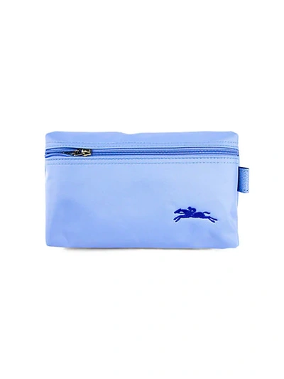Shop Longchamp Le Pliage Club Kit Cosmetic Bag In Blue