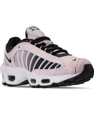 Shop Nike Women's Air Max Tailwind 4 Casual Sneakers From Finish Line In Soft Pink, Black