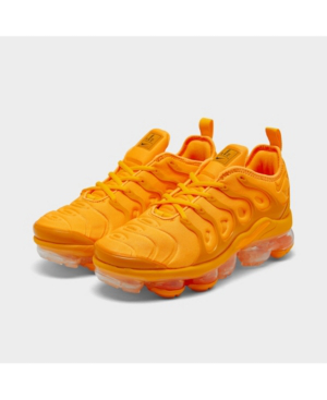 yellow vapormax plus finish line