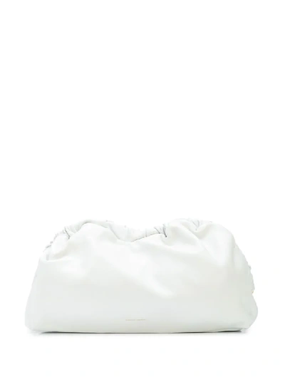 Shop Mansur Gavriel Cloud Clutch In White