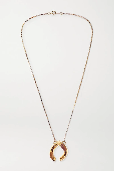 Shop Alighieri Flashback July 2012 Gold-plated Necklace