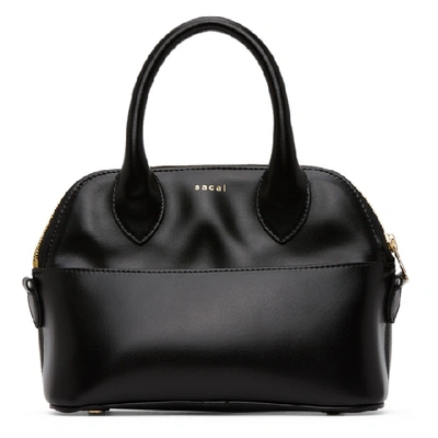 Shop Sacai Black Small Classic Fold Duffle Bag In 001 Black