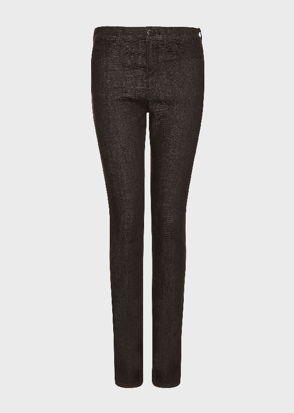 black armani skinny jeans