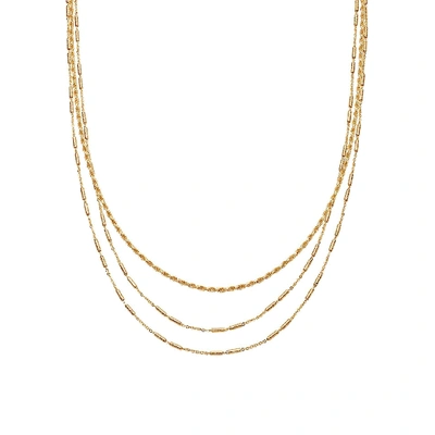 Shop Missoma Gold Catena & Vervelle Chain Necklace Set