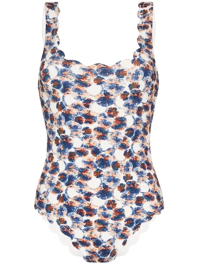 Shop Marysia Palm Springs Swimsuit In Blue