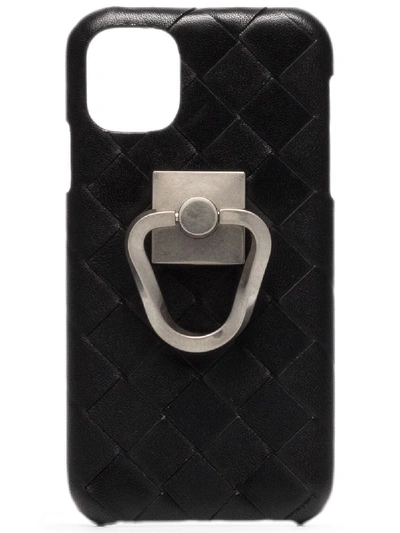 Shop Bottega Veneta Intrecciato Iphone 11 Case In Black