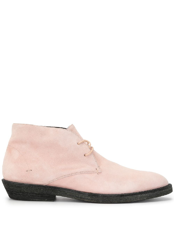 blush pink ankle boots