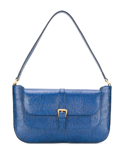 Shop By Far Miranda Shoulder Bag In Blue