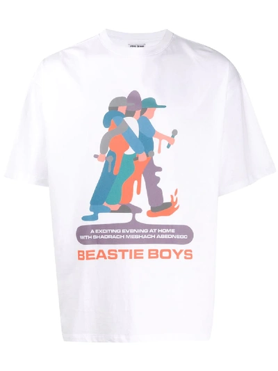 Shop Opening Ceremony X Beastie Boys X Geoff Mcfetridge An Exciting Evening Oversized T-shirt In White