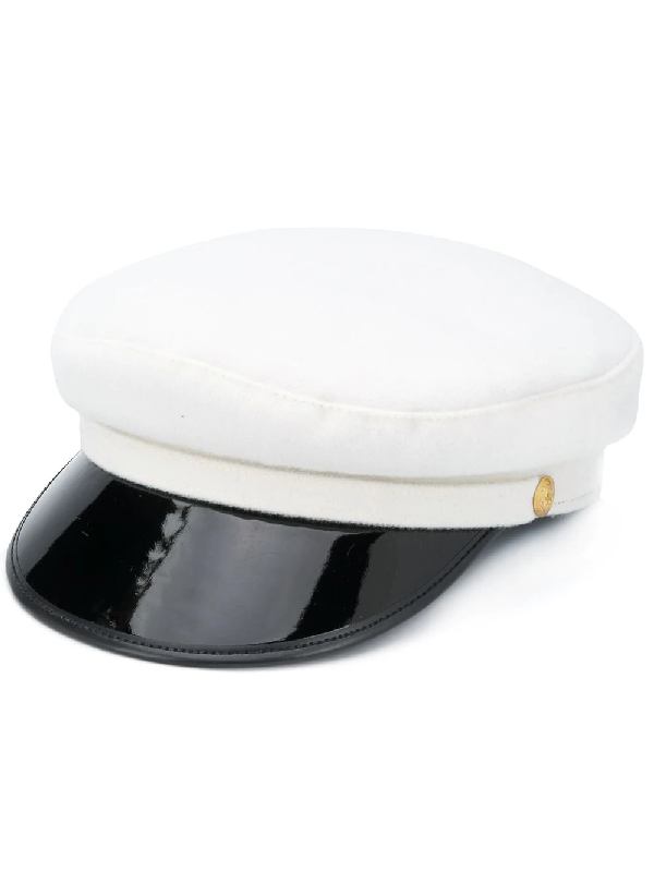 white greek fisherman hat