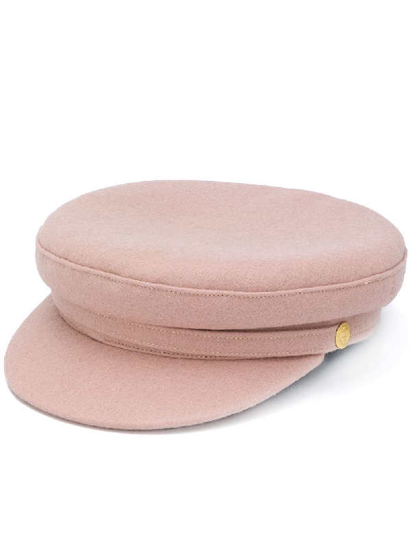 pink baker boy hat