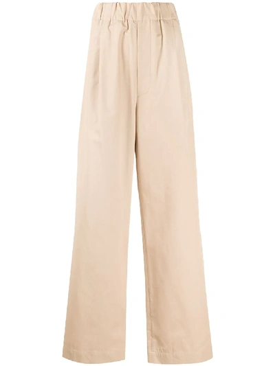 HIGH-RISE WIDE-LEG TROUSERS