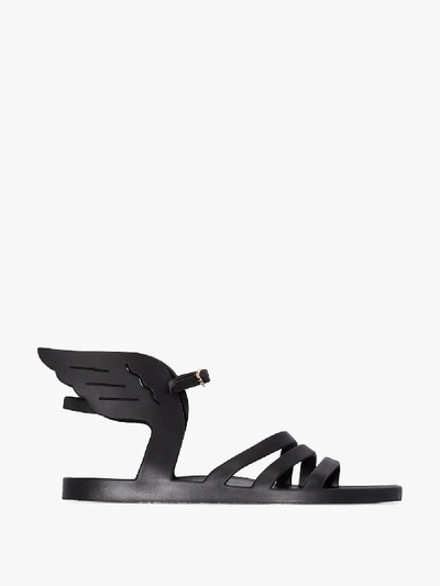Shop Ancient Greek Sandals Ikaria Wing Sandals In Black