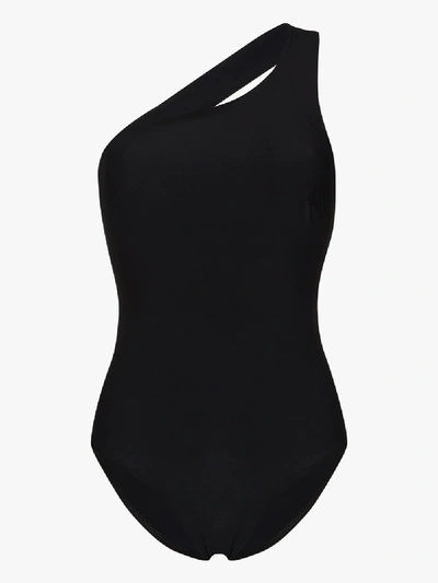 Shop Bondi Born Colette One Shoulder Swimsuit In Black