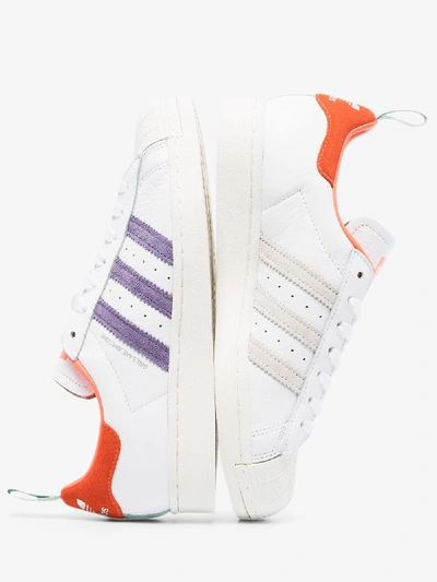 Shop Adidas Originals White X Girls Are Awesome Superstar Sneakers
