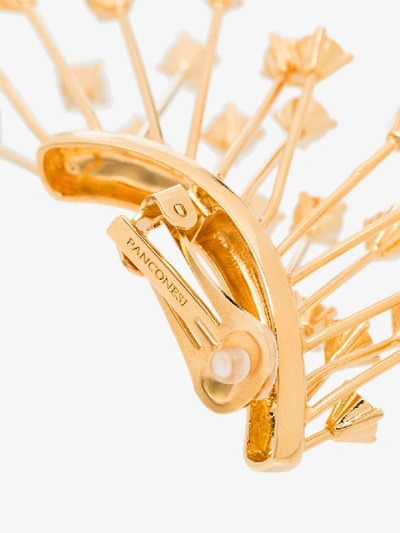 Shop Panconesi Gold-plated Crystal Ear Cuff