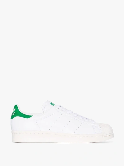 Shop Adidas Originals Superstan Leather Sneakers In White