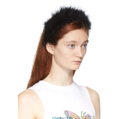 Shop Ashley Williams Black Poppy Feather Headband