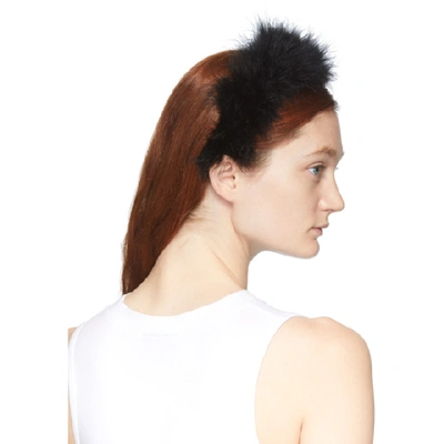 Shop Ashley Williams Black Poppy Feather Headband