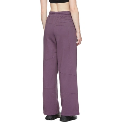 Shop Danielle Cathari Purple Decontructed Lounge Pants In Plum/pink