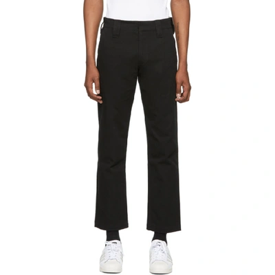 Shop 032c Black Straight Fit Trousers