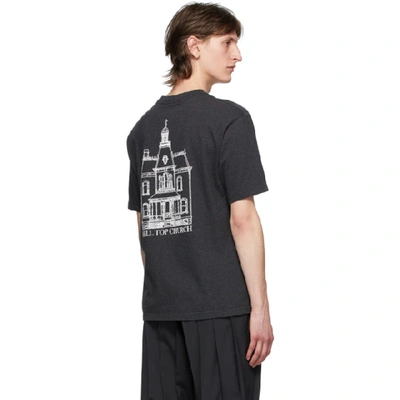 Shop Undercover Grey Hilltop Church T-shirt In Charcoal