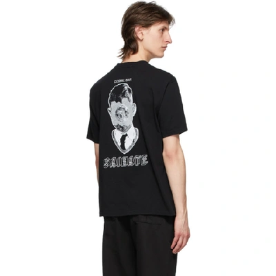 Shop Undercover Black Earth Face T-shirt