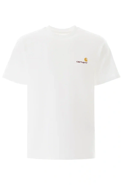 Shop Carhartt American Script T-shirt In White