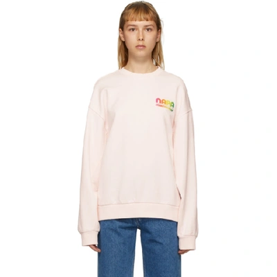 Shop Napa By Martine Rose Pink B-perran Sweatshirt In Pink Rose