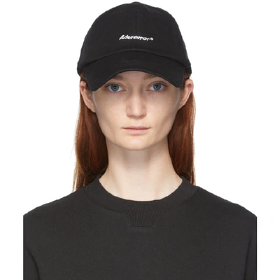 Shop Ader Error Black Crumpy Cap In Blck Black